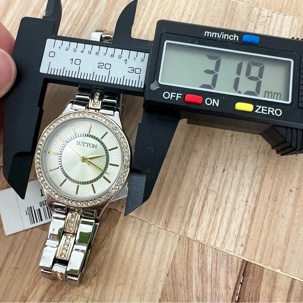 Sutton by Armitron ladies two tone dress watch NEW BATTERY